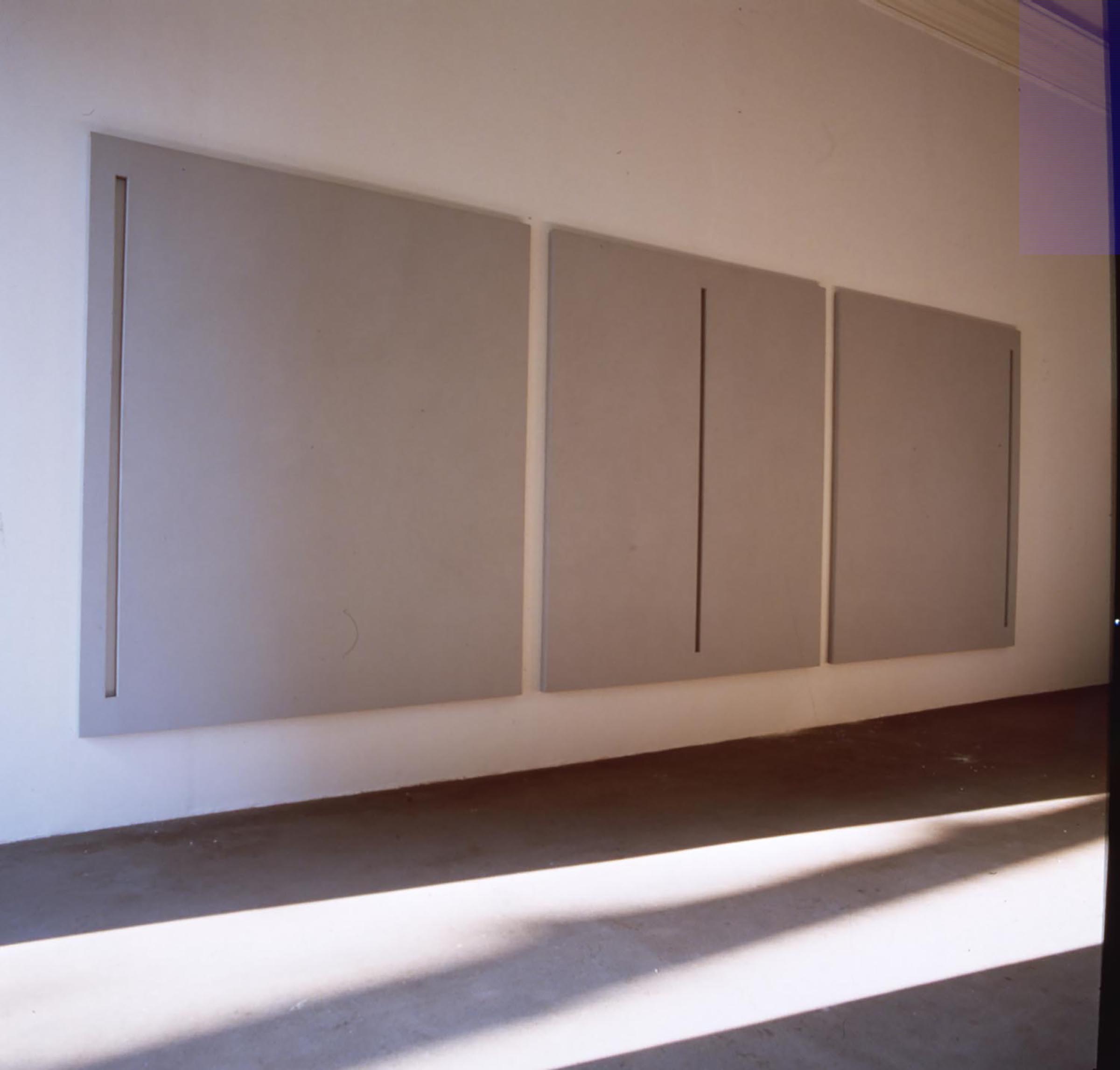 Alan Charlton, Slot painting, 1971